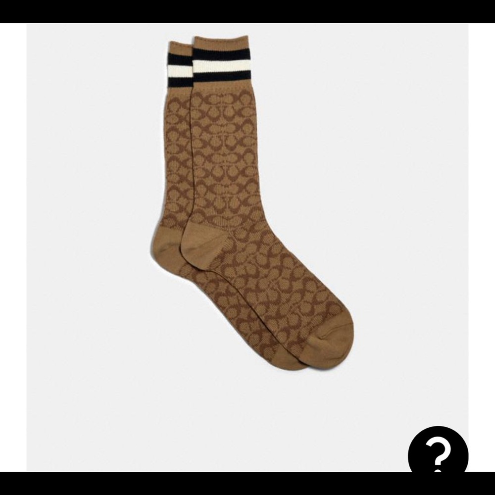 Coach Khaki socks.